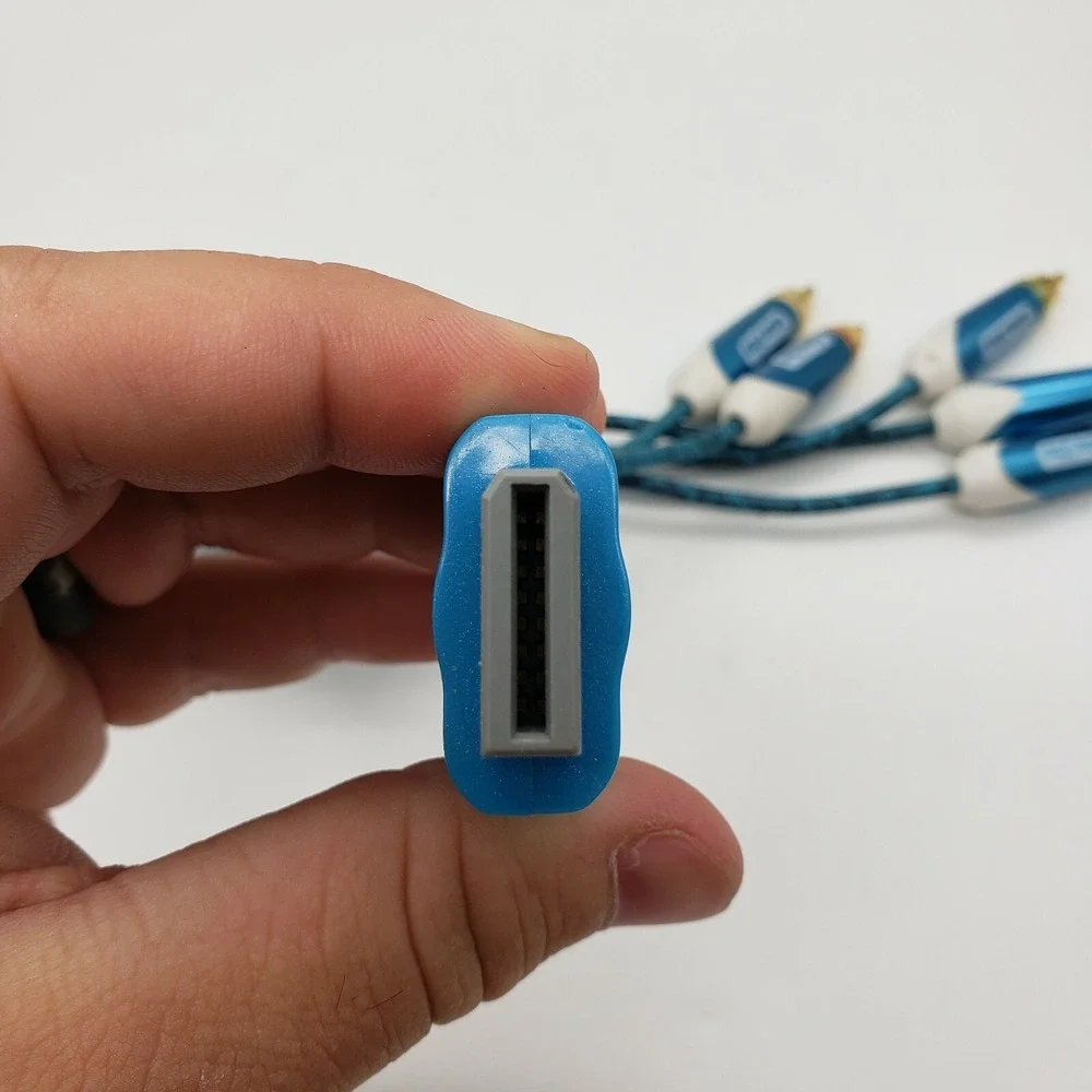 Nintendo Wii HD Component TV Cable A/V Audio Video‎ Tested Working Great Cond.